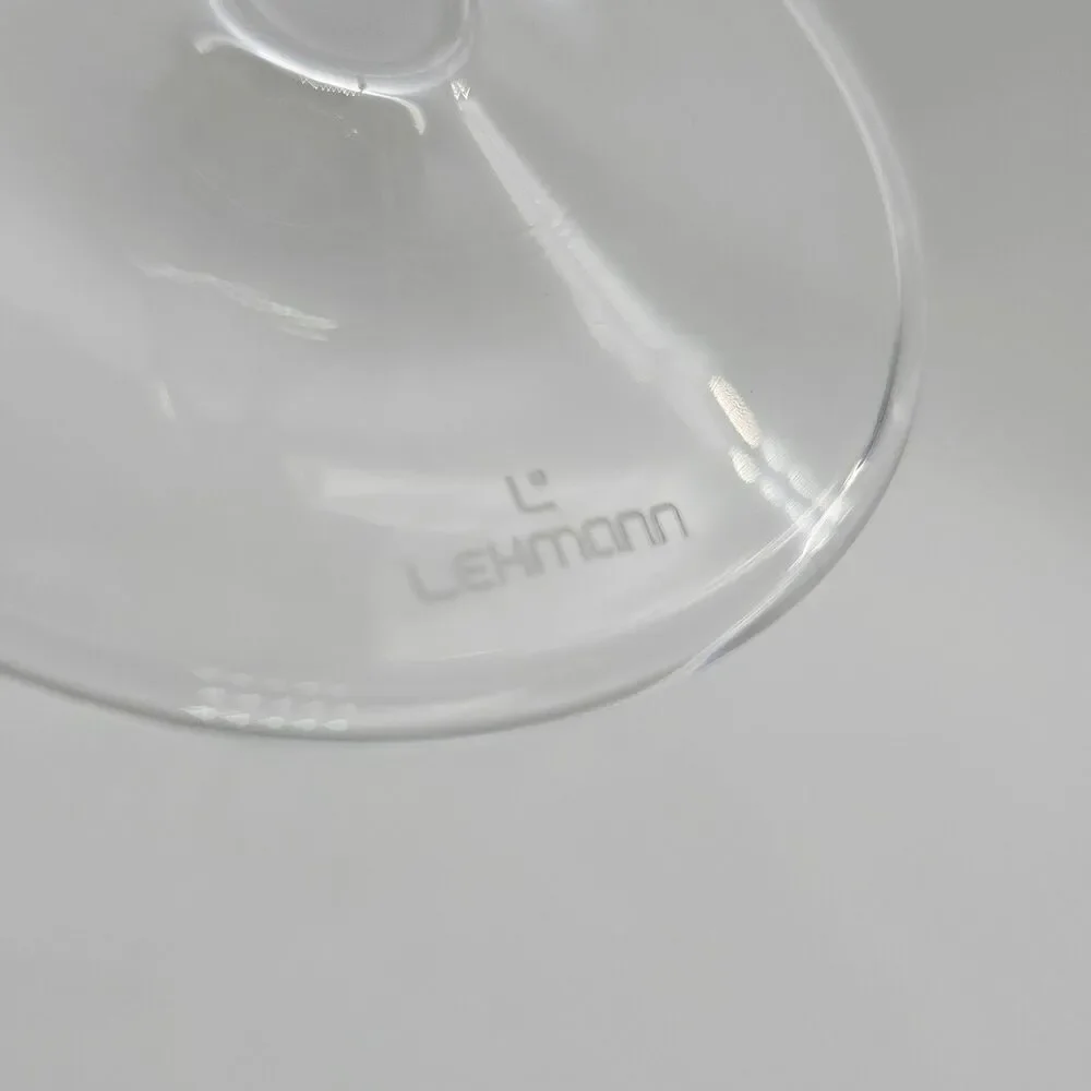 Crystal Glasses Champagne Flutes Made in France LEHMANN Set of 6